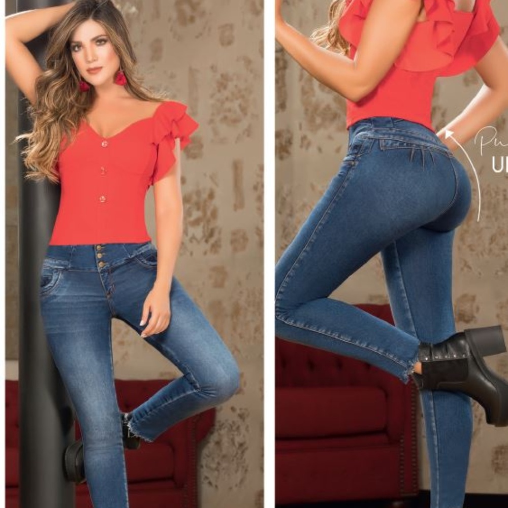 XIXMO Colombian Jeans Micaela – High Waist Butt Lifting – Size 10 COL (US 5)